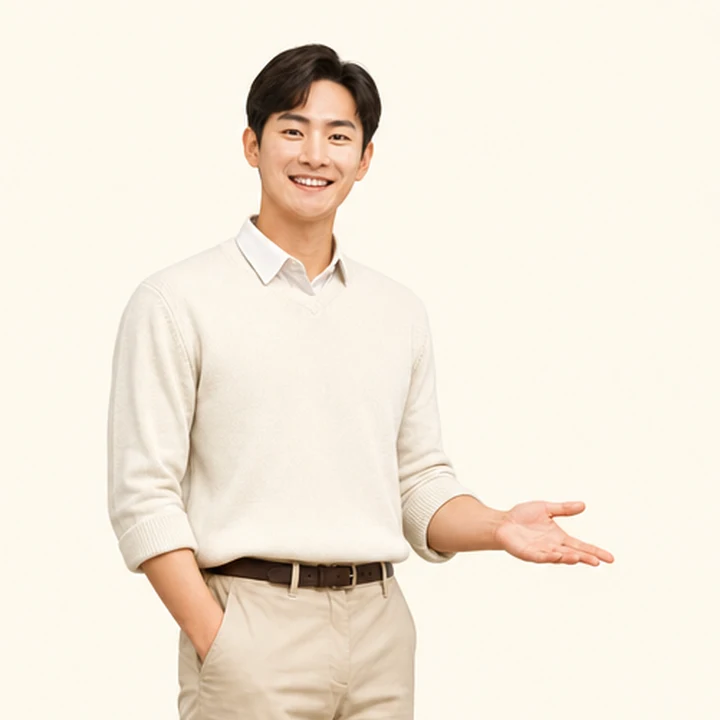 신용불량 장기렌트카 상담 신청을 안내하는 담당자